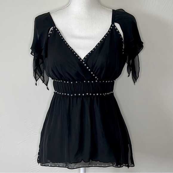 Bisou Bisou Goth Fairy Top - Picture 1 of 7